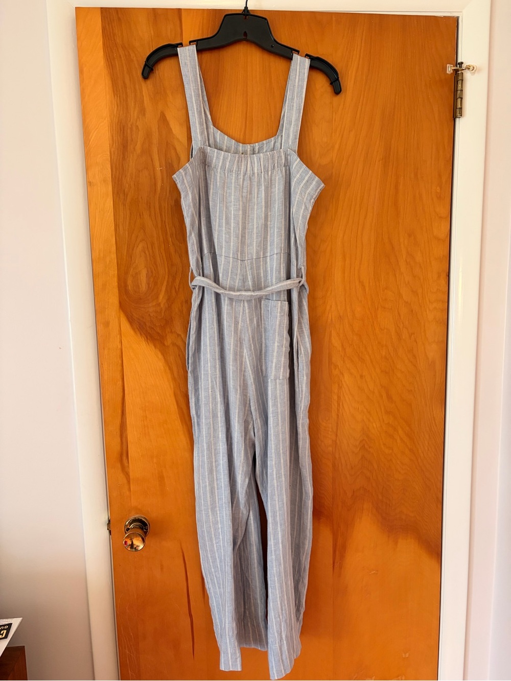 Everlane Linen Tie-Waist Jumpsuit - Picture 5 of 8